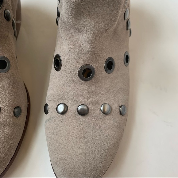 Sam Edelman Pedra Putty Suede Booties size 6.5 - Picture 3 of 9